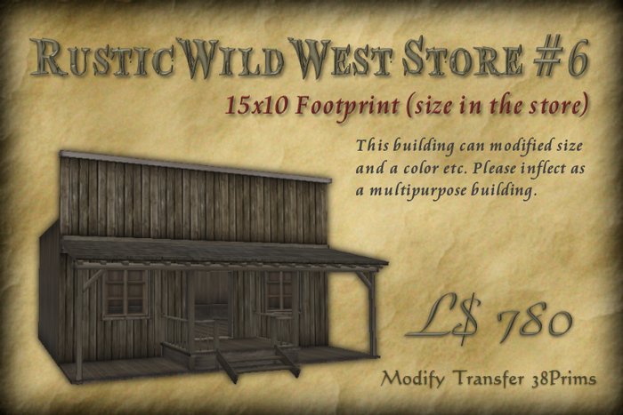 ::OLD BARN::Wild West Store #6