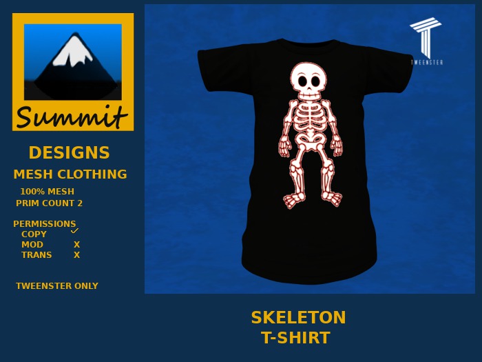 Summit Skeleton T-Shirt [Tweenster]