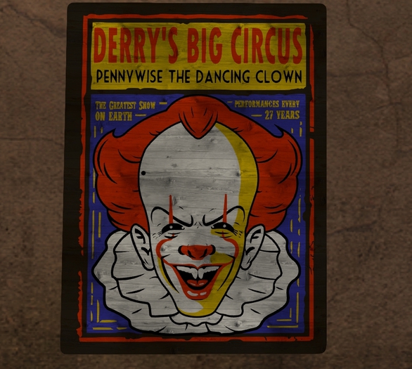 *Daemotie* Spoopy Signs - Derry's Big Circus