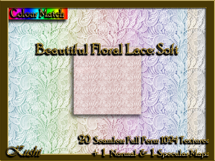 Beautiful Floral Lace Soft Textures