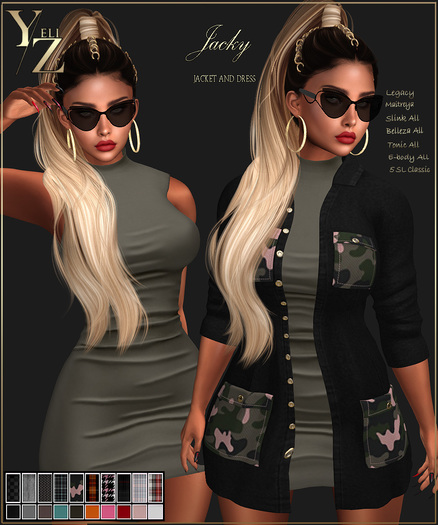 >> UnPack HUD << YELIZ MESH "JACKY" - DEMO