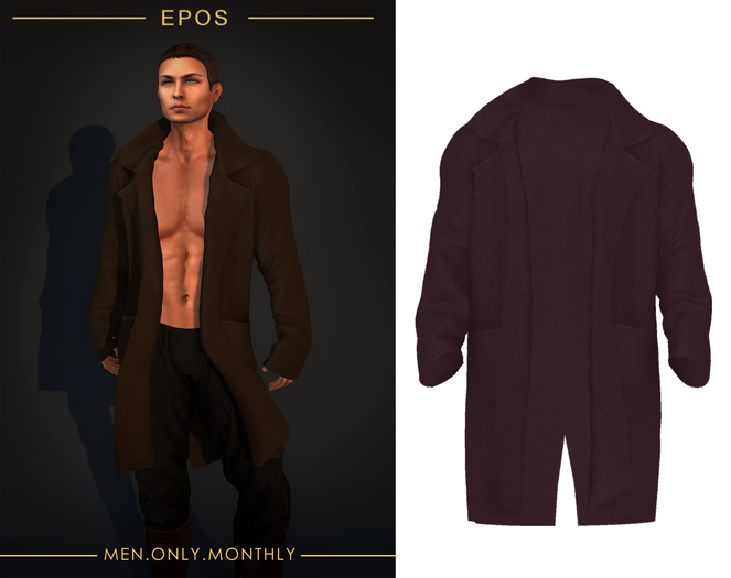 (Stitched) Winter Coat - Red