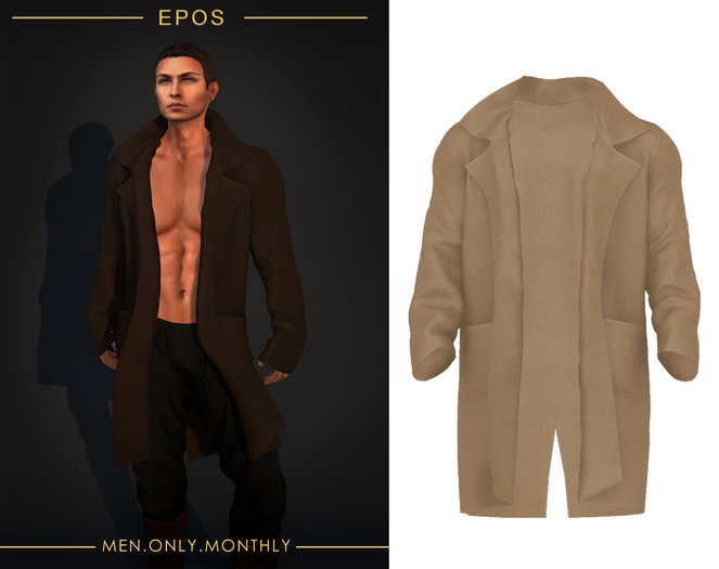 (Stitched) Winter Coat - Beige