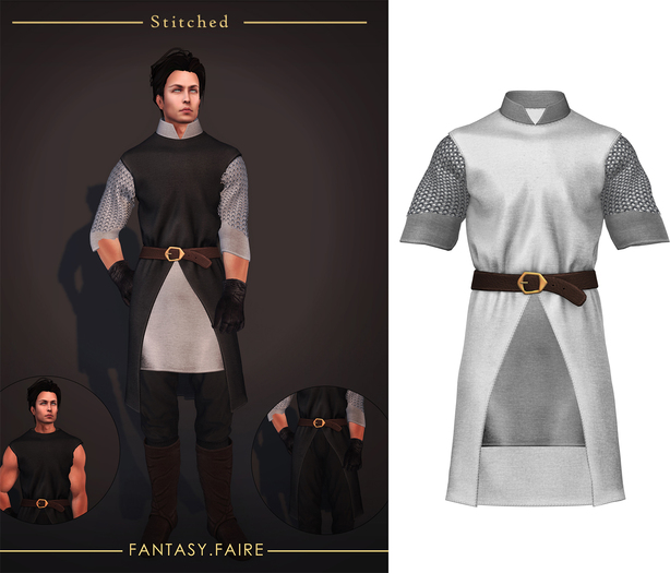 (Stitched) Gerren Tunic - White
