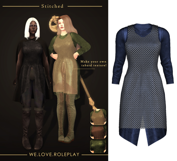 (Stitched) Brienne Tunic - Blue