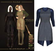 (Stitched) Brienne Tunic - Blue