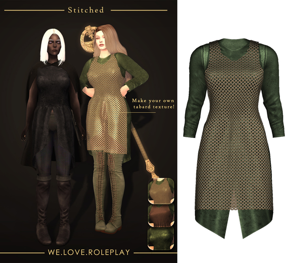 (Stitched) Brienne Tunic - Green