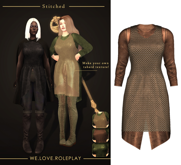 (Stitched) Brienne Tunic - Light Brown