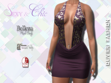 JENNIFER DRESS - PURPLE