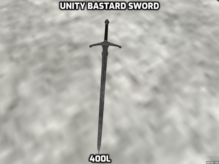 !!!!AAA Unity Bastard Sword
