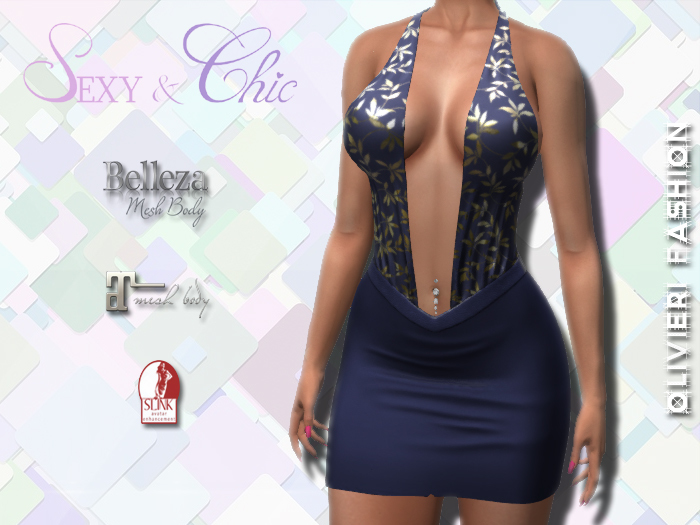 JENNIFER DRESS - BLUE