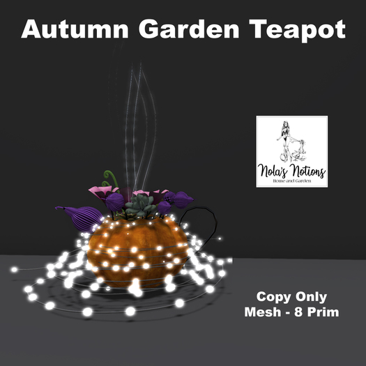 Autumn Garden Teapot