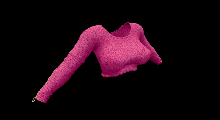.:. MS .:. Crop Sweater Pink [ADD ME UNPACKER]