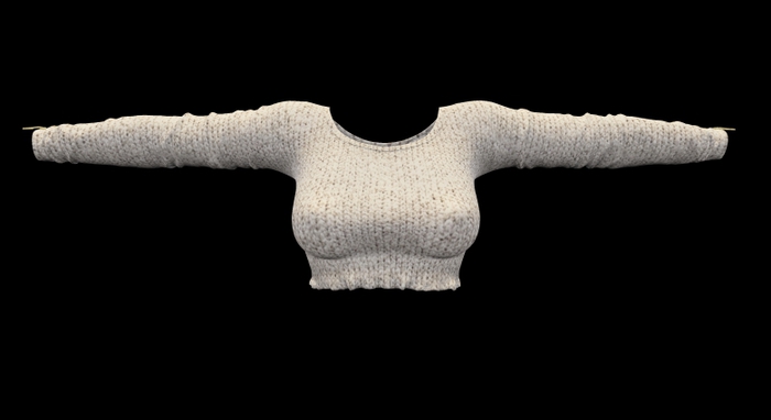 .:. MS .:. Crop Sweater White [ADD ME UNPACKER]