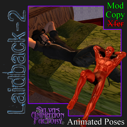 Laid Back - 2 -- Male Reclining Sitting Animation (copyable)