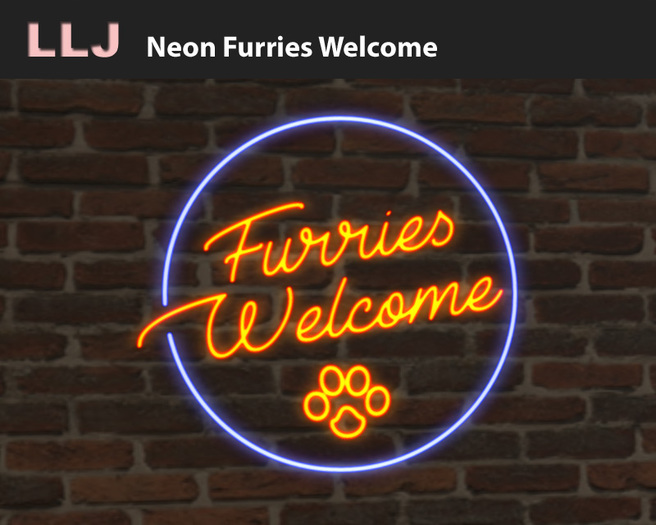 LLJ Neon Furries Welcome