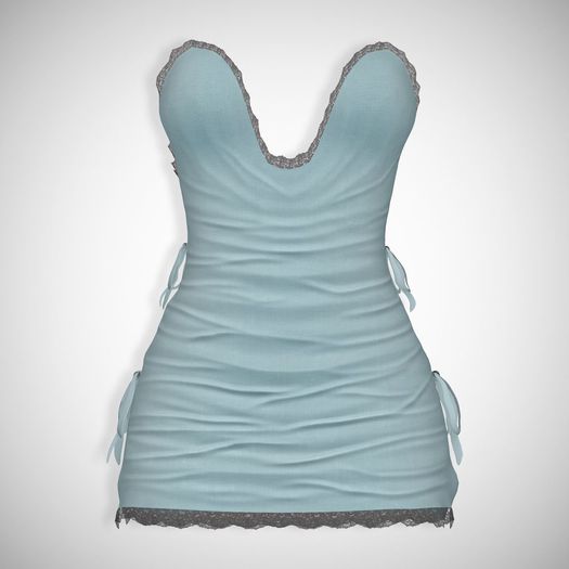 ChicModa // Roxanne Dress // POWDER BLUE