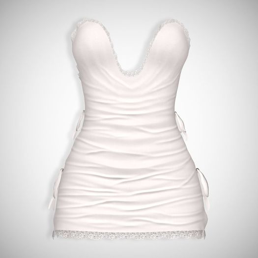 ChicModa // Roxanne Dress // WHITE