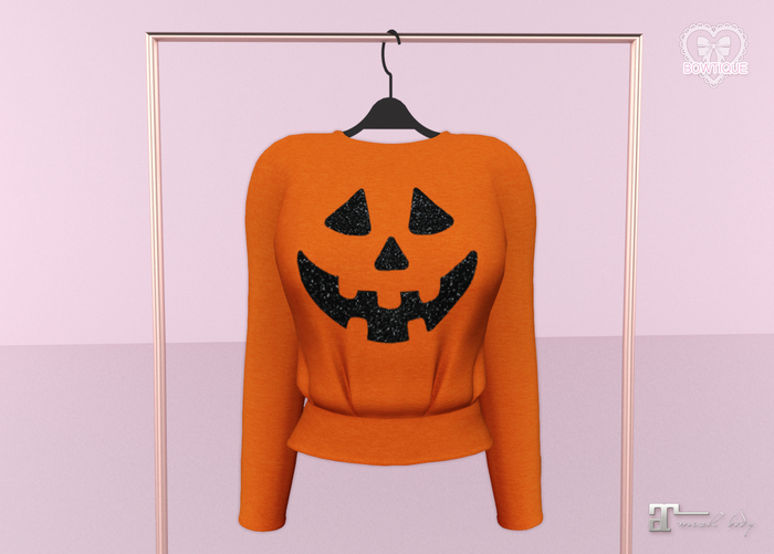 Bowtique - Sweatshirt - Pumpkin Face (Maitreya)