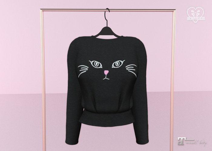 Bowtique - Sweatshirt - Kitty Face (Maitreya)
