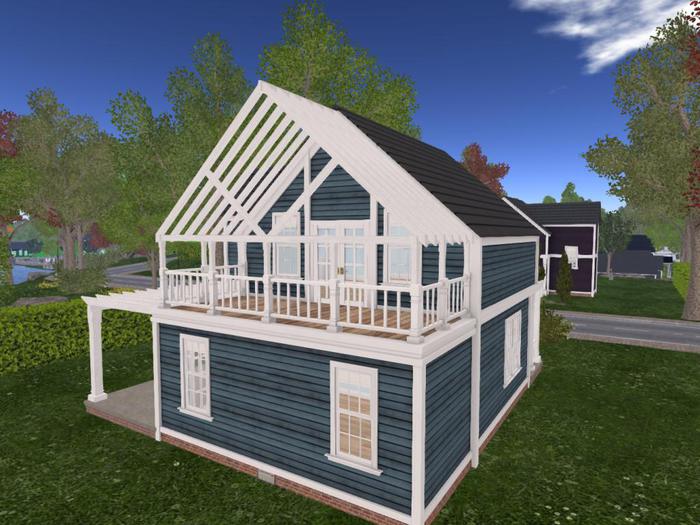 LH - Trad Winchester - rear deck pergola mesh 1 MP