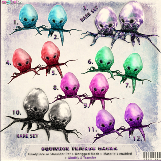 [ bubble ] Squisher Friend - 2 - Blue Shoulder