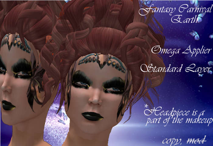 Fantasy Carnival Makeup - Earth