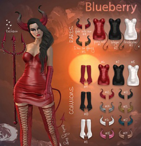 19. Blueberry / COMMON / Devil Horns - Crystal