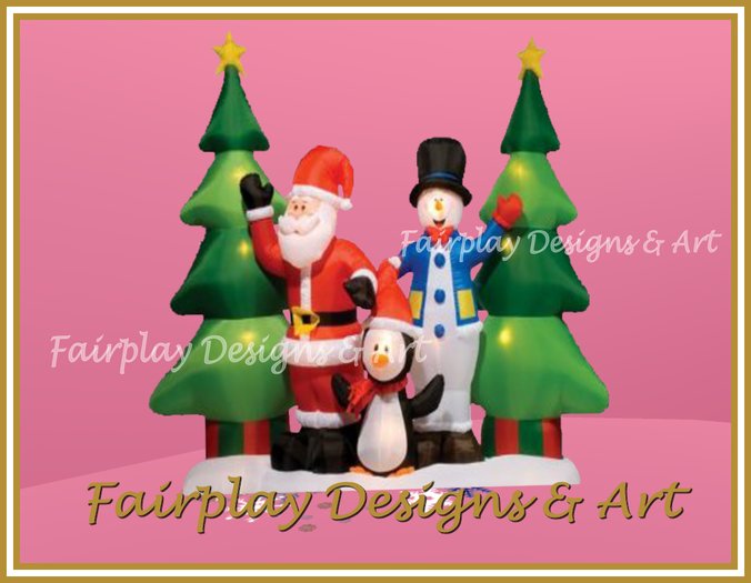 Musical Santa Snowman Penguin Carole's~