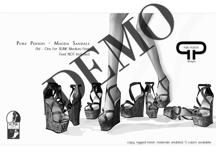 DEMO - Pure Poison - Magda Sandals - for SLINK Medium{wear onl
