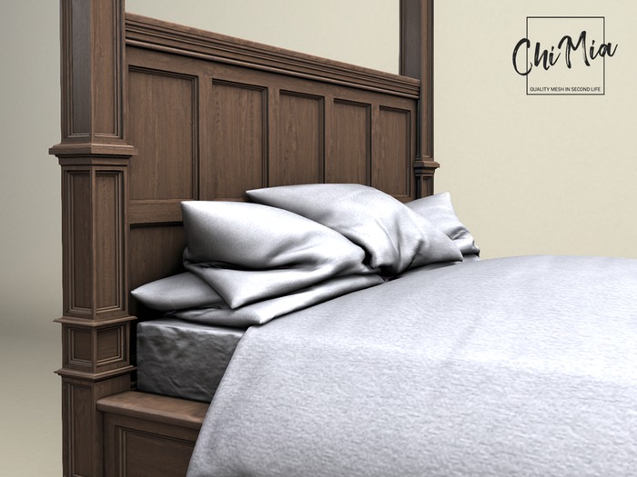 ChiMia:: Oak Four Poster Bed PG