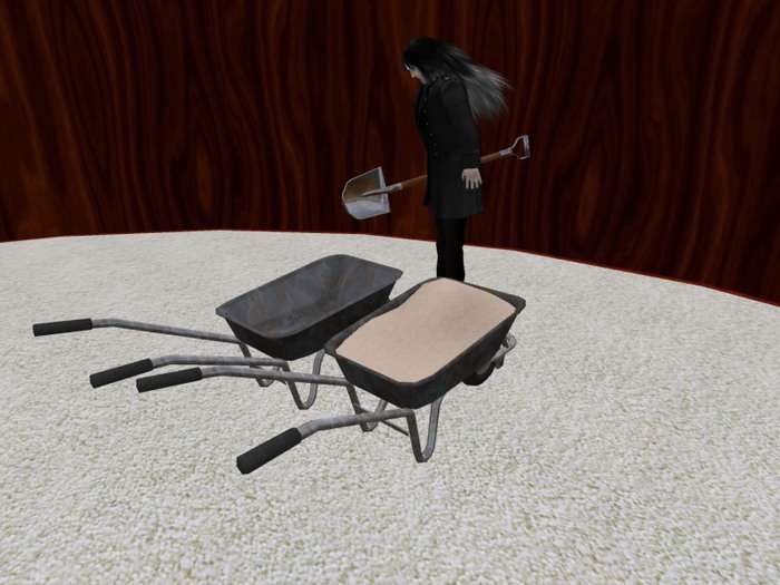 TM Wheelbarrow with Sand or Not