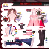 {Buing} Akuma gacha. Boots Blue {box}