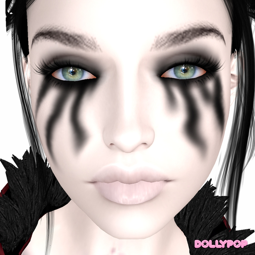 ~Dollypop~ Tintable Gothic Eye Makeup 1 - Classic & BOM