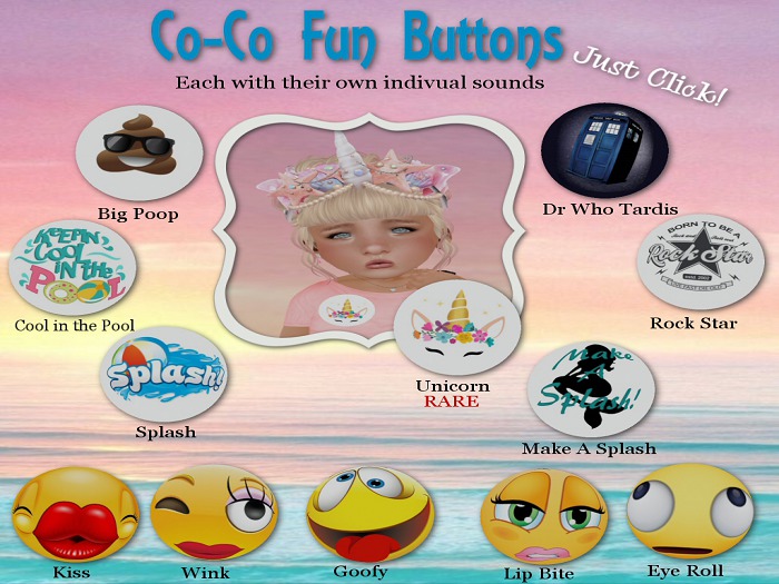 Co-Co Fun Button - Big Poop