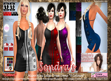 *Sondra's Micro Mini Salsa Dress Irene *9 Colours* (add)