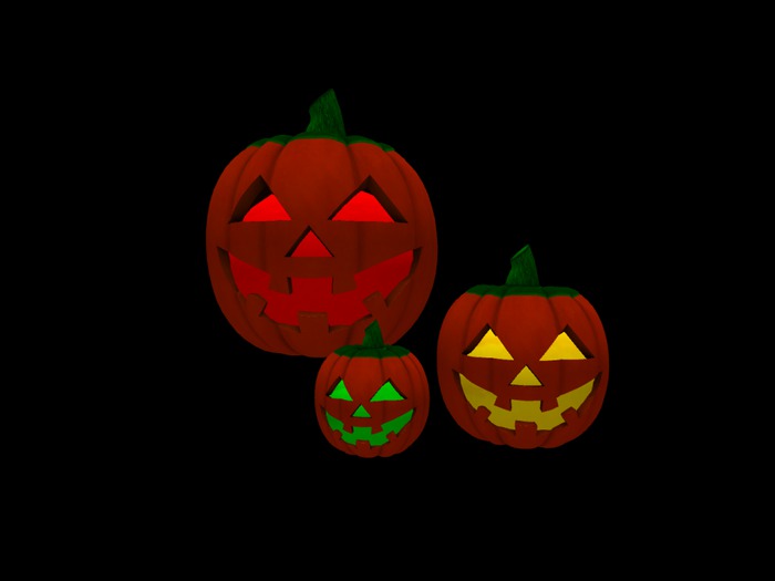 Helloween pumpkins (3 pieces)