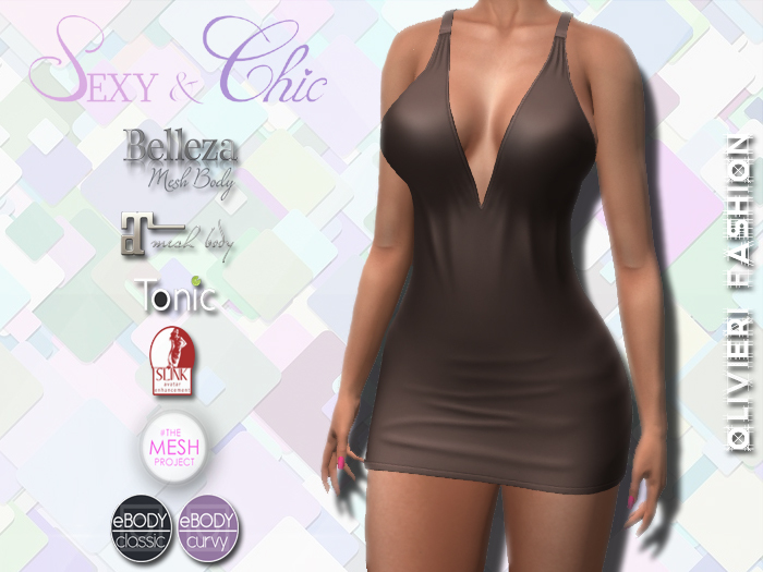 MOLLIE DRESS - BROWN