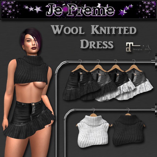 Wool~Knitted Dress