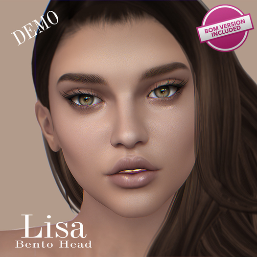 Second Life Marketplace - [AK Deluxe] - Lisa Bento Head DEMO