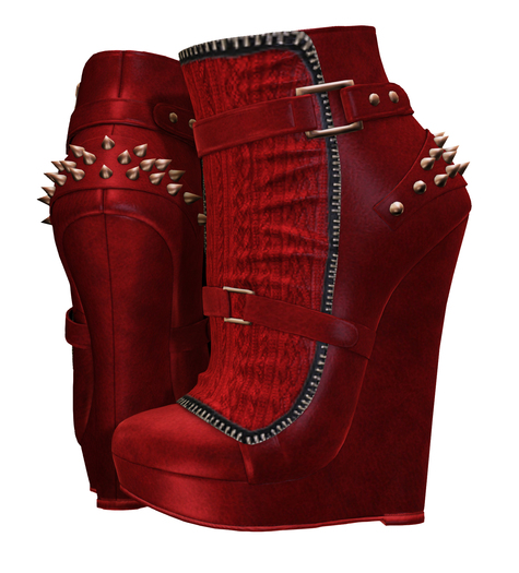Limited Addiction - Patrisha Boots - Red