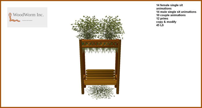 Gartenbank aus Holz