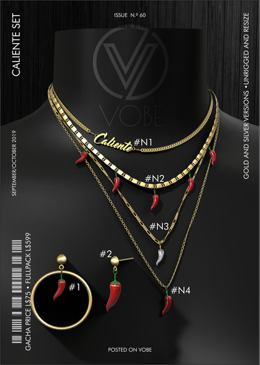 VOBE - Caliente Set Necklace #2 Gold
