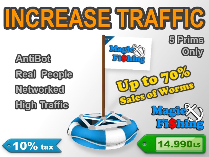 Magic Fishing Buoy - Increase your land traffic | 10% tax