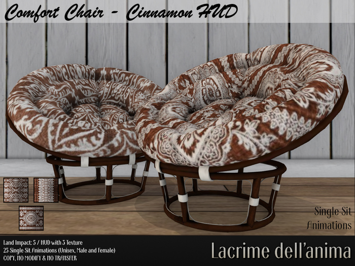 (BOX) Comfort Chair - Cinnamon