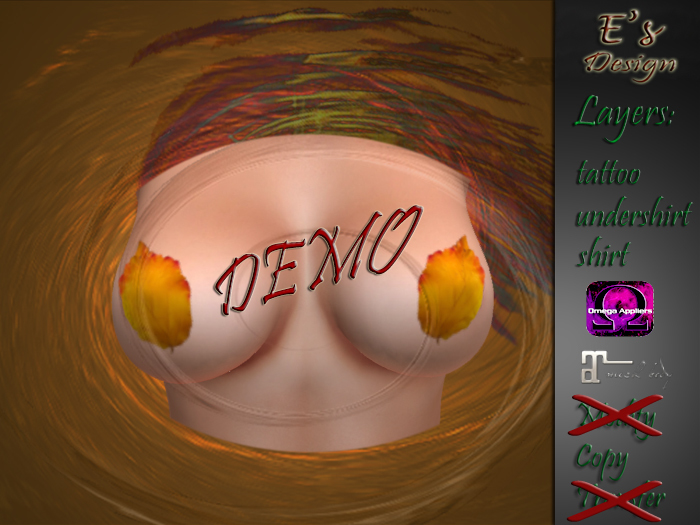 Pasties Leafs fall 2 E's Design DEMO