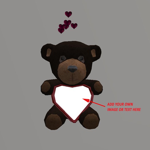 Teddy With Heart Photo V3