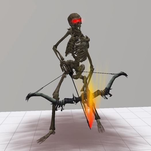 Skeleton Archer & Flame