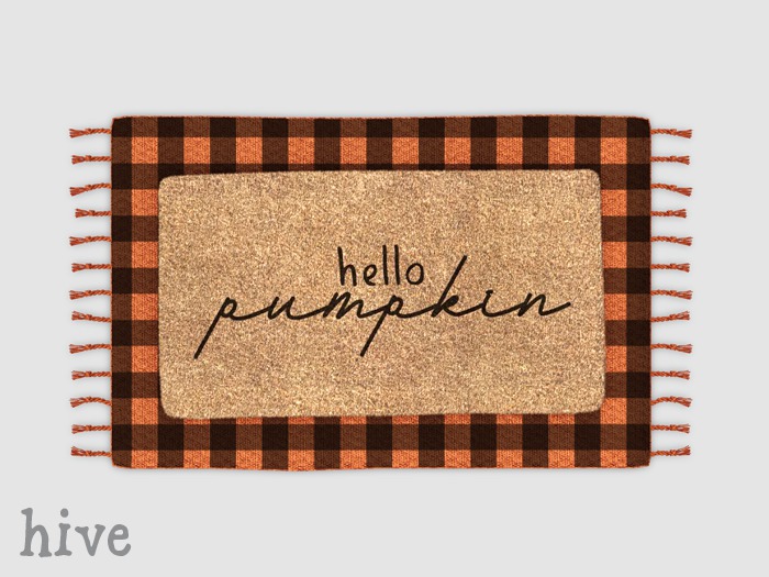 hive // autumn doormats