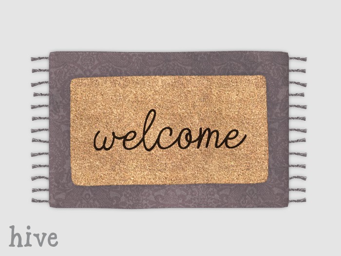 hive // welcome doormats